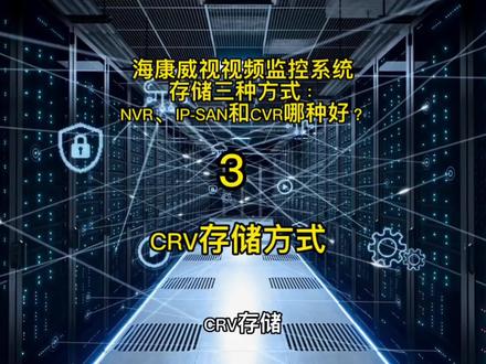 海康威视视频监控系统存储三种方式:NVR、IP-SAN和CVR哪种好?#智能化弱电工程 #监控 #安防监控 #监控摄像头 #海康威视