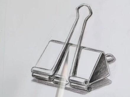 #一起学画画 #绘画过程分享 素描小夹子😜