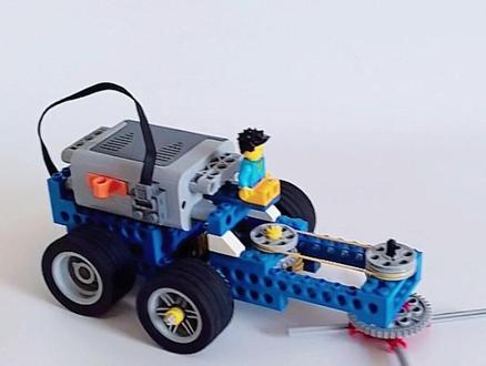 9686道路清扫车 #9686课程 #乐高9686 #9686小颗粒 #9686作品 #9686乐高作品