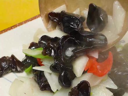 来个清淡的 山药炒木耳 精彩美食 持续更新#美食 #家常菜