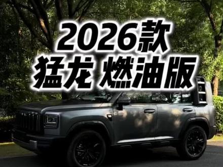 2026款哈弗猛龙燃油版车型配置介绍及落地价参考#哈弗猛龙