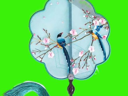 这两天扇子🔥了,给友友们分享一组漂亮的古风扇,喜欢的自取,#古风扇子 #绿布素材 @DOU+小助手