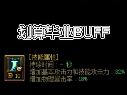 DNF怎么毕业BUFF换装最划算?#DNF换装 #DNF