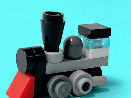 积木火车,复古火车头 #玩具 #模型玩具 #手工制作#积木拼搭教程 #积木火车