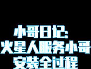 小哥日记:你不知道的火星人安装全过程! #微笑服务 #最帅火星人服务小哥