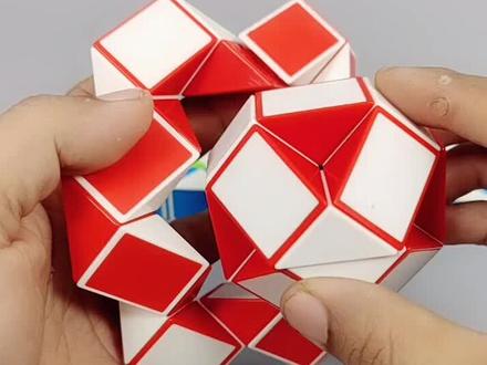 两根24段魔尺组合玩法,今天介绍四种和球的奇妙组合#益智玩具 #智力挑战 #百变魔尺