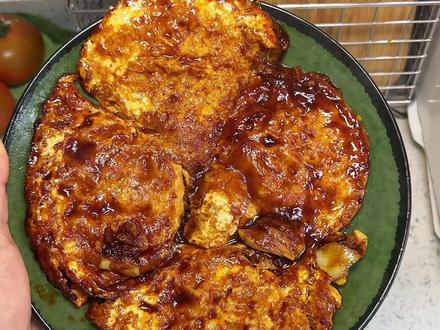 今日是减糖版“公瑾爆蛋”怕胖就这样吃#公瑾爆蛋 #鸡蛋的神仙吃法