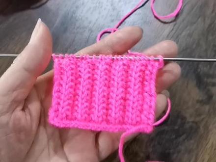 手工棒针编织的一款鱼骨花型,是织毛衣、围巾和帽子都比较好看的一款花型。喜欢的去收藏吧!