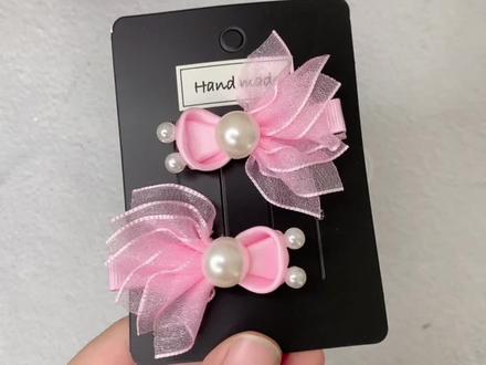 有位宝宝问的小鱼来了呀^_^#手工发饰教程 #儿童发饰 #手工diy #抖音好物年货节