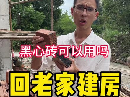 黑心砖可以用吗#农村自建房