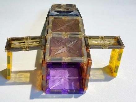 食海者磁力片拼搭教程#实用冷知识 #磁力片 #磁力片搭建 #磁力片拼图大全教程