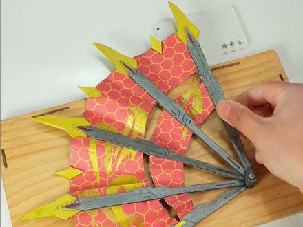 🪭用纸做云舟机关扇🤔明天想做些简单的 #创意手工 #手工DIY #手工制作