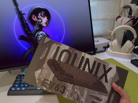 IQUNIX EV63
后续体验有什么问题会第一时间给大家反馈
不过EV63是真的帅😎
#EV63 #磁轴键盘 #外设 #fps #电竞