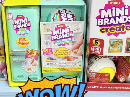 快看!网上超火的迷你冰箱 #zuru冰箱 #迷你冰箱 #过家家玩具 #沉浸式开箱 #微缩玩具