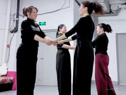 拉手舞一套完整版,拉花 #北京平四