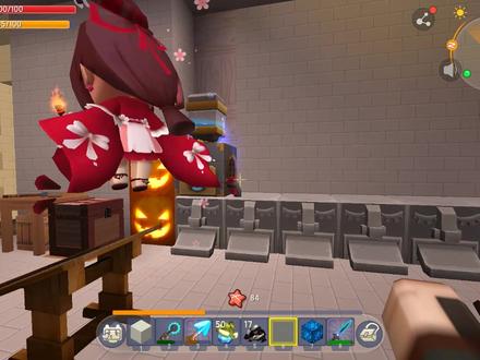 迷你世界番外篇6:我送给小宇姐姐2个气罐,助她做出氧气背包#迷你世界