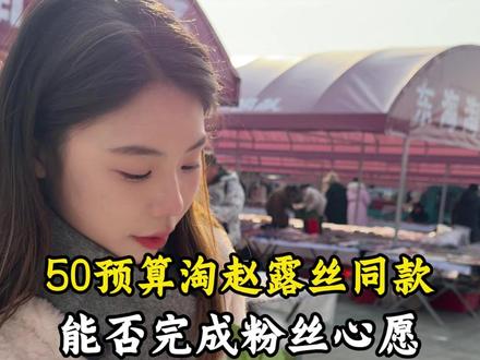 50预算淘赵露丝同款手串,能否完成粉丝心愿呢? #水晶 #水晶手串 #赵露丝 #明星同款 #搞笑