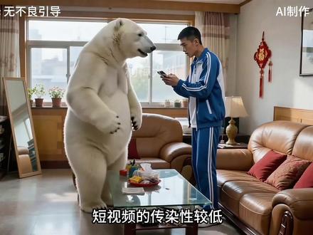 我的刀盾入侵,北极熊早有准备! #我的刀盾 #咕咕嘎嘎 #北极熊 #比比拉布 #Ai创作浪潮计划