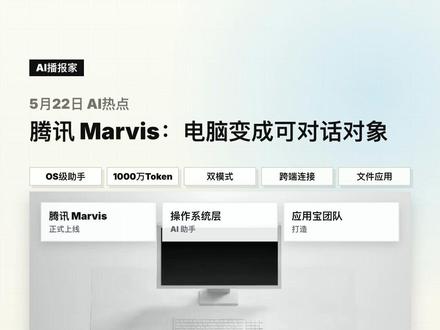 腾讯Marvis:电脑变成可对话对象 #Marvis