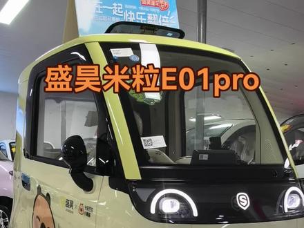 盛昊米粒E01,重新定义精品小车