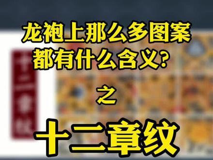 #传统文化 你知道古代的图案都能代表阶级吗?#历史 #科普