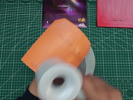 染色扣头面材的内置底板,需要了解一下吗?今日搭配分享:红双喜301➕狂飙三橙省➕咒语m,记录粘过的每一支球拍🏓#真实生活分享计划 #diy乒乓球拍 #乒乓球拍制作教程 #红双喜301底板 #红双喜301