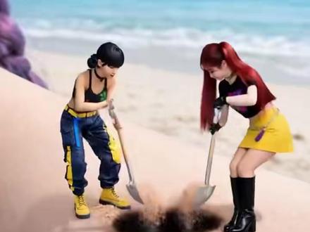 KPOP猎魔女团:米拉和佐伊钻进鲁米的身体里捣乱 #KPOP猎魔女团 #KPOP恶魔猎人 #二次元