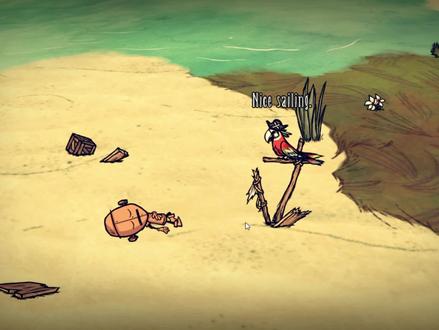 第一期生存:怪诞出生岛,黄金开局遇到金矿和试金石#steam游戏 #饥荒 #饥荒海难