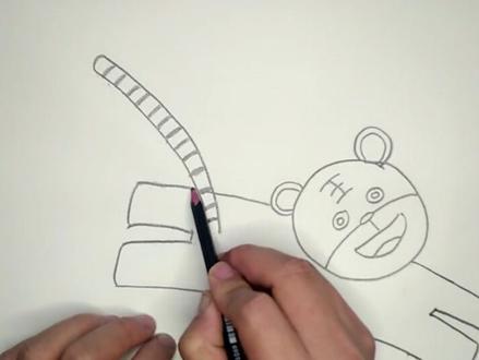 老虎简笔画-虎啸山林扑过来咯 #素描 #简笔画 #速写 #零基础学习画画