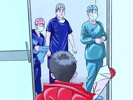 小孩不知道离世意味这什么,但此刻他知道再也见不到妈妈了 5岁孩子手里捧着鲜花迎接妈妈术后出来,他没有等到妈妈,因为妈妈在手术台上离世了。#世上只有妈妈好 #救援 #画画 #画一个故事 #伤心瞬间