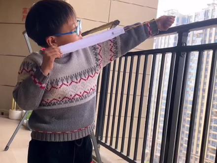 史上最强飞天纸条,可以飞很远很远#手工 #亲子手工 #创意手工