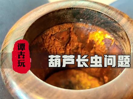 葫芦长虫的问题 总有藏有提出葫芦长虫和长虫后怎么办今天老谭跟大叫说活 #鸣虫葫芦 #葫芦防虫 #鸣虫文化 #虫具