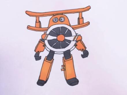 #创作灵感 超级飞侠胡须爷爷#画画 #动画 #超级飞侠#亲子