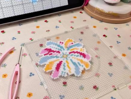 梦见拼豆📔|烟花🎇🎆#拼豆 #手工diy #手工