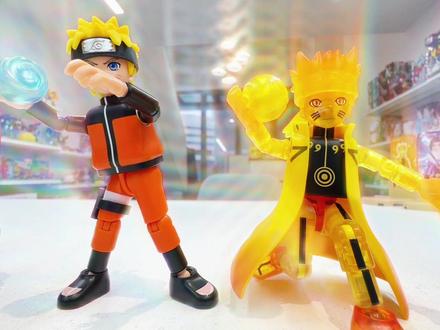 火影忍者晓组织想拿下玩具城堡!漩涡鸣人九尾查克拉,轻松击败!#玩具 #布鲁可积木人 #火影忍者