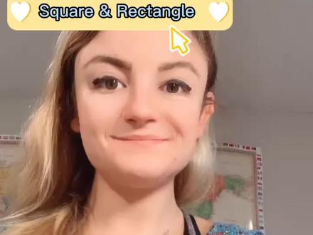 Square & Rectangle/ 正方形和长方形#考拉开课 #英语口语 #学英语 #少儿英语