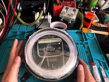小牛m2 mqi2 m2s原厂大灯改1.5寸双矩阵110瓦,蓝牙电调从天而降,非专用支架,难度较高,不建议轻易尝试。#小牛m2 #小牛m2s