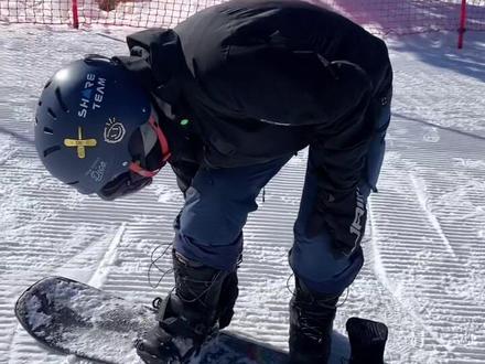 一次调节,终身受益#单板滑雪 #sp固定器 #sp快穿固定器