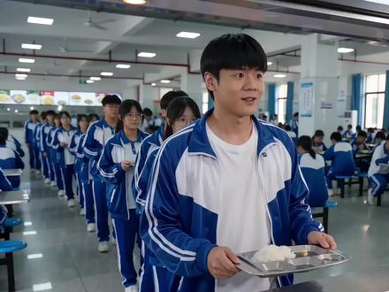 不同王者玩家去食堂打饭的待遇#AI创作浪潮计划 #AI新春游园会 #王者 #搞笑