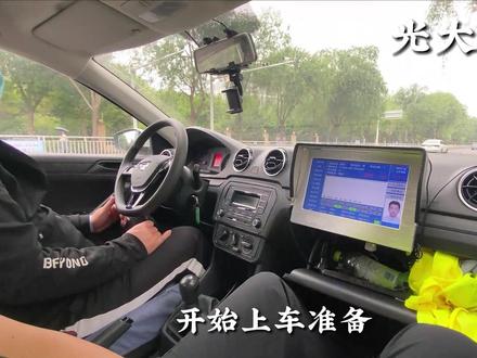 紧张到先放了手刹#驾校学车 #考驾照 #科目三 #手刹 #练车的日常