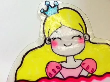 文具推荐 轮廓笔写手抄报大字简单又好看,一笔出双线闪闪发光自带彩色描边,做手帐画画太好看了#手抄报 #轮廓笔 #画画