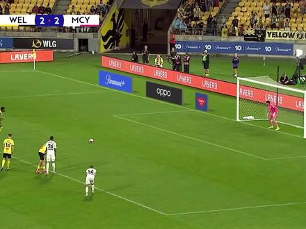 詹姆斯补时罚丢绝杀点球,惠灵顿凤凰2比2战平墨尔本城 #惠灵顿凤凰 #墨尔本城 #澳超 #足球的魅力