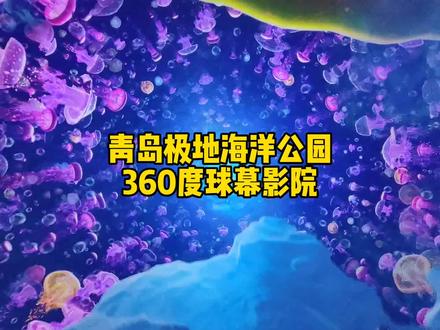 实拍青岛极地海洋公园360度球幕影院,身临其境,超美超级震撼#好好旅行节 #暑假嗨玩计划 #海洋馆 #青岛极地海洋公园 #青岛景点推荐