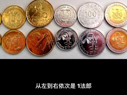 全球货币系列之西非法郎:西非钱币面值500西非法郎-1万西非法郎 #西非法郎 #西非货币 #钱币 #钱币知识