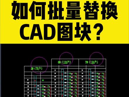 #cad 如何批量替换CAD图块?@DOU+小助手
