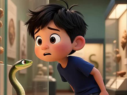 《儿童百科动画》蛇没有脚为什么能快速爬行?