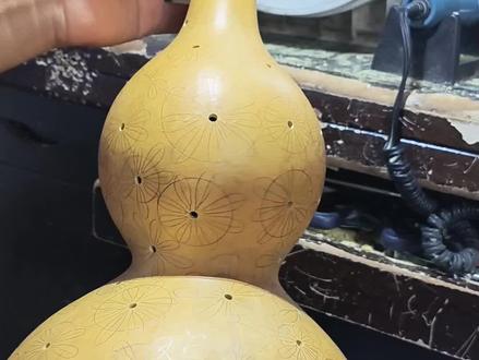 镂空葫芦灯你学会了吗?#原创作品 #纯手工打造 #葫芦灯 #手艺人