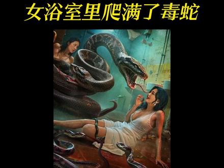 女浴室里居然爬满了毒蛇