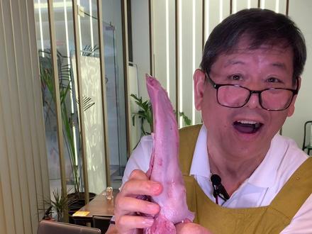 虾油卤门腔。门腔如何清洗?虾油卤如何调制?迎春如何欺骗?#一定要看到最后 #西划船 #张荣亭