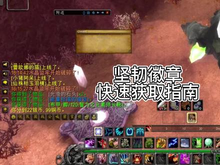 坚韧徽章已经起飞,如何获得呢? #魔兽世界燃烧的远征 #魔兽世界怀旧服 #游戏梦想家寻宝季